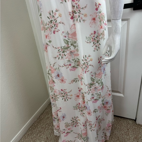 JJ’S HOUSE  Off the Shoulder Floor-Length Chiffon Bridesmaid Dress Size 22 #356 - Picture 7 of 16